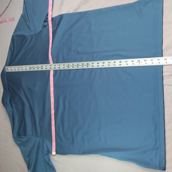 Peter Millar Shirt Mens XL Blue  Summer Comfort Stretch Yellowstone Club Golf - Picture 6 of 10